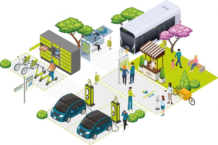 Mobility hubs are essential to make transportation more sustainable.